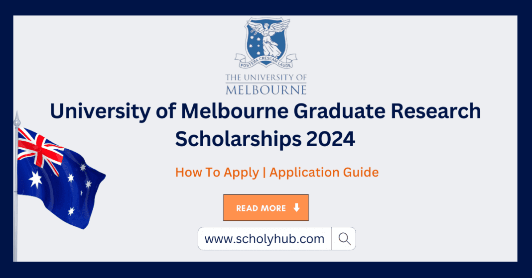 University of Melbourne Graduate Research Scholarships 2024 | ScholyHub