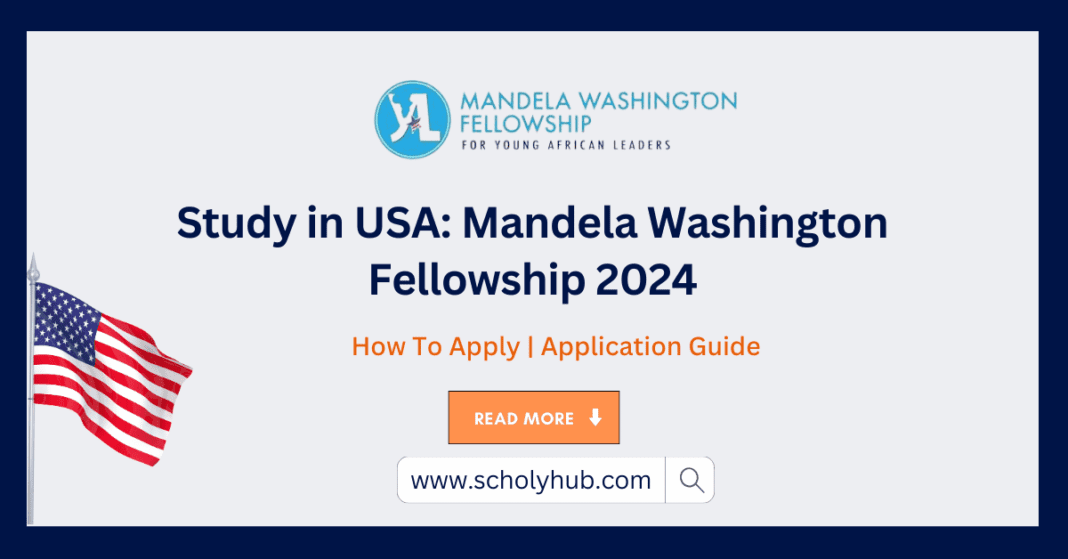 Study in USA: Mandela Washington Fellowship 2024 | ScholyHub