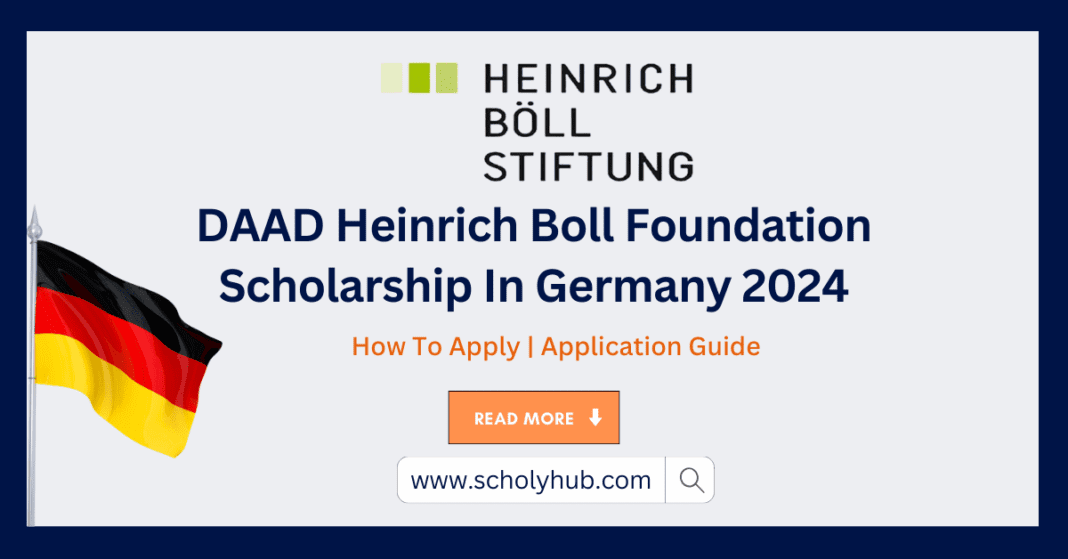 DAAD Heinrich Boll Foundation Scholarship In Germany 2024 | How To Apply | ScholyHub