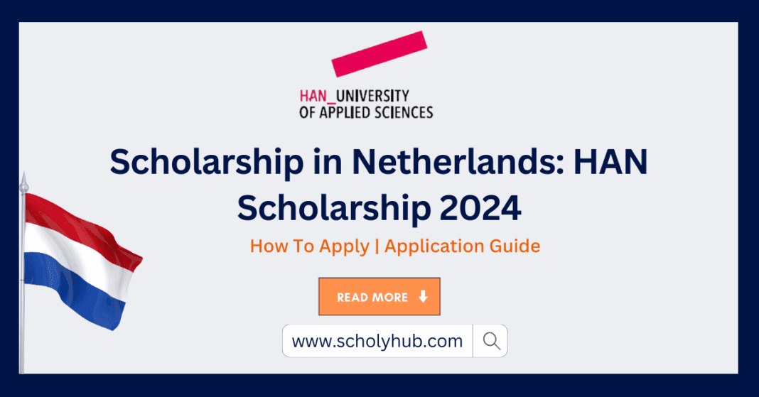 Scholarship in Netherlands | HAN Scholarship 2024 | How To Apply | ScholyHub