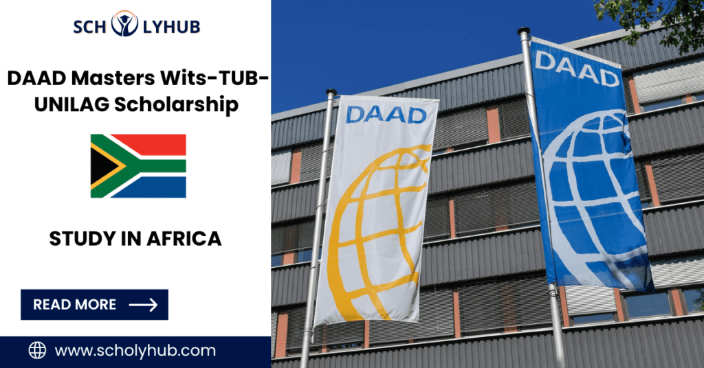 DAAD Masters Wits-TUB-UNILAG Scholarship in Africa 2025 | ScholyHub