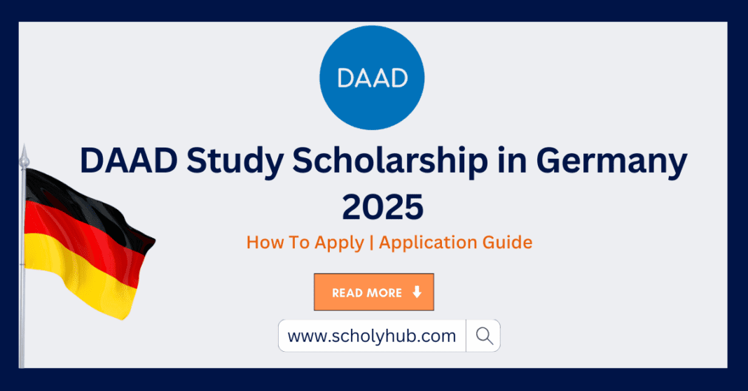 DAAD Study Scholarship in Germany 2025 | ScholyHub