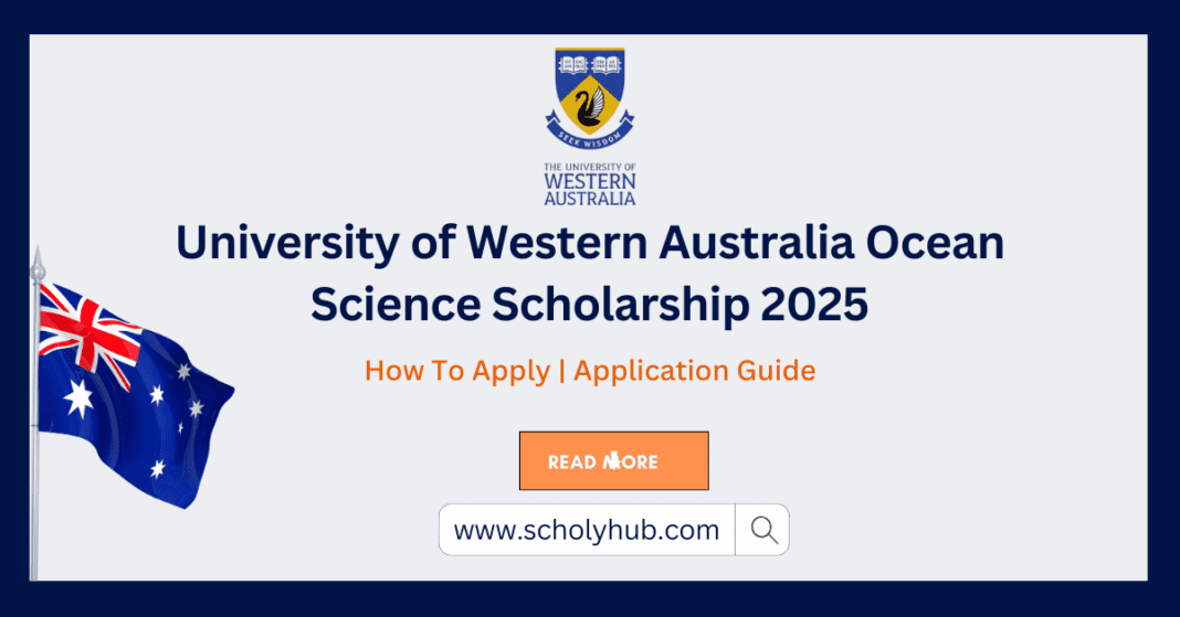 University of Western Australia Ocean Science Scholarship 2025 ScholyHub