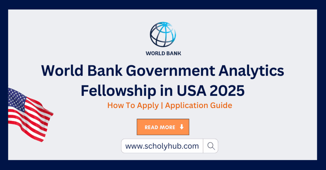 World Bank Government Analytics Fellowship in USA 2025