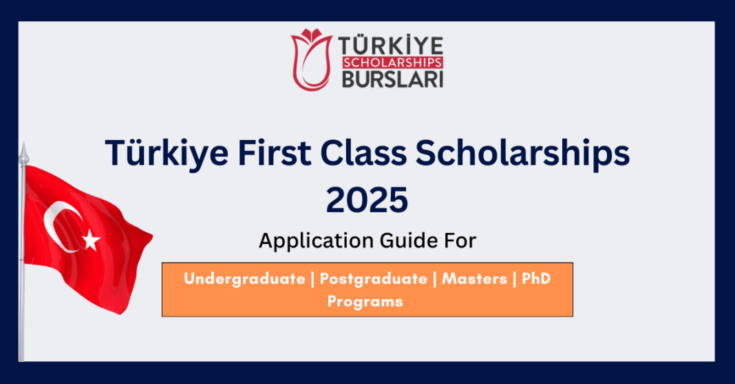 Türkiye First Class Scholarships 2025 | Fully Funded