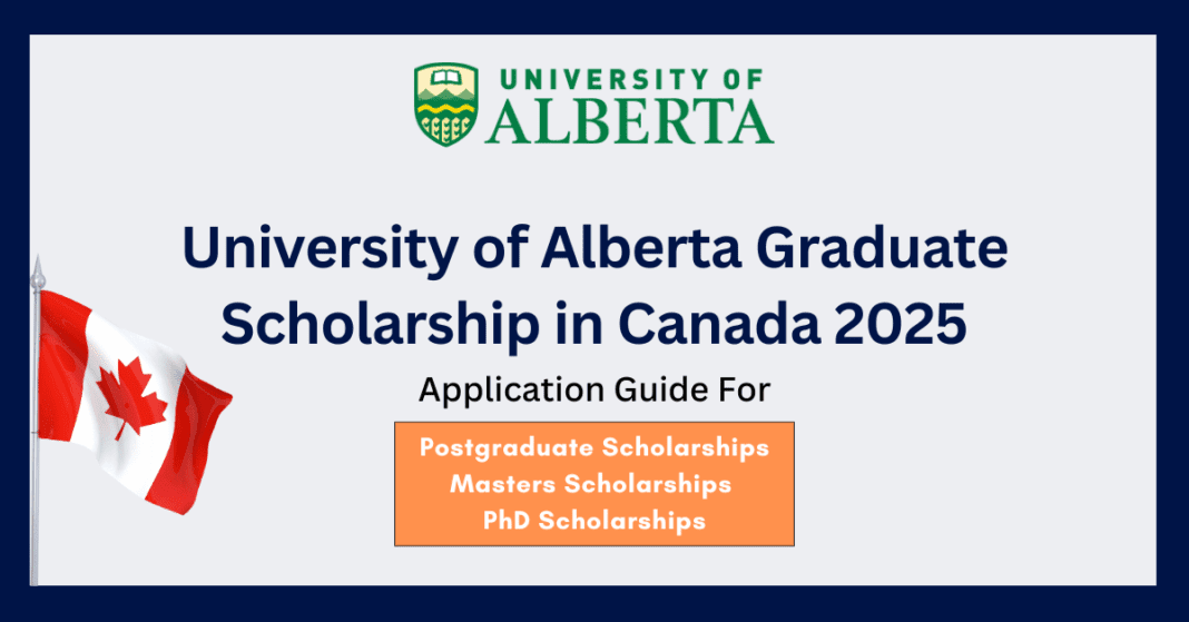 University of Alberta Graduate Scholarship in Canada 2025