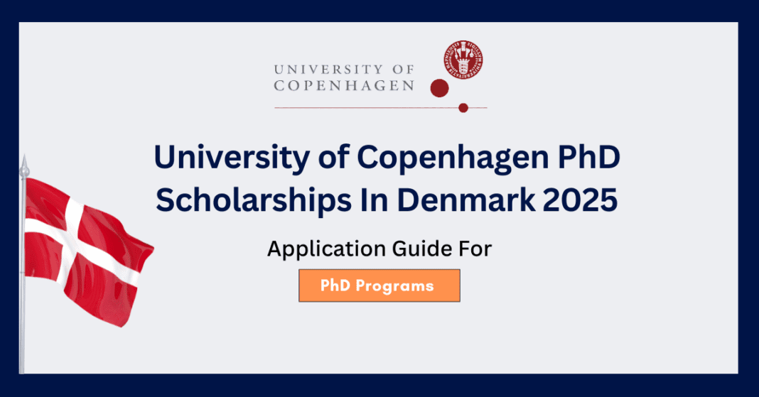 University of Copenhagen PhD Scholarships In Denmark 2025