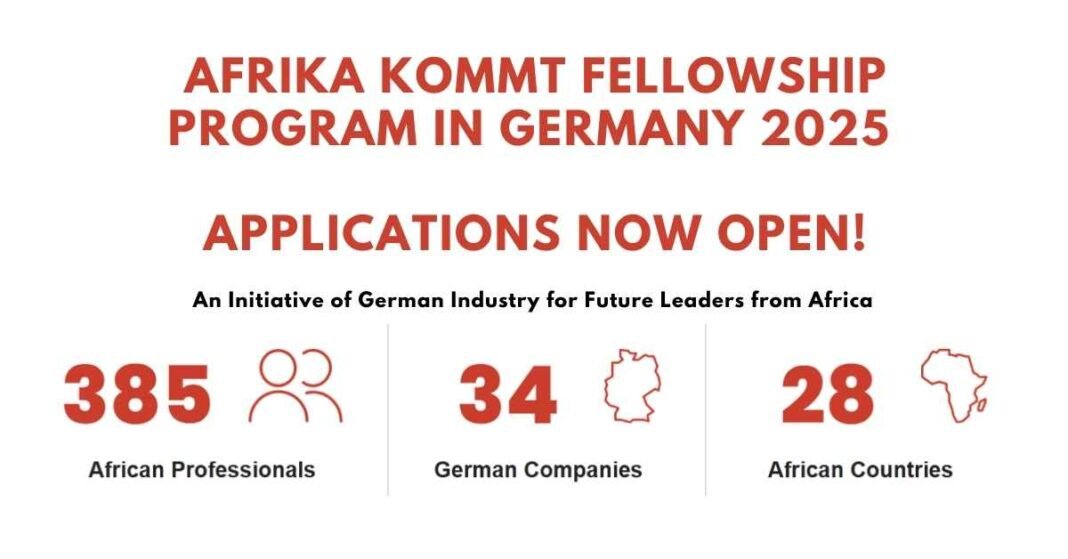 Afrika Kommt Fellowship Program in Germany 2025