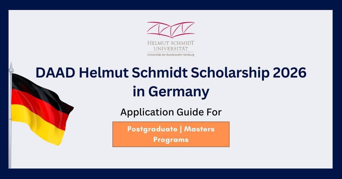 DAAD Helmut Schmidt Scholarship 2026 in Germany
