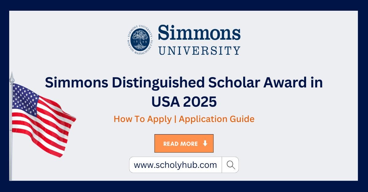 Simmons Distinguished Scholar Award in USA 2025