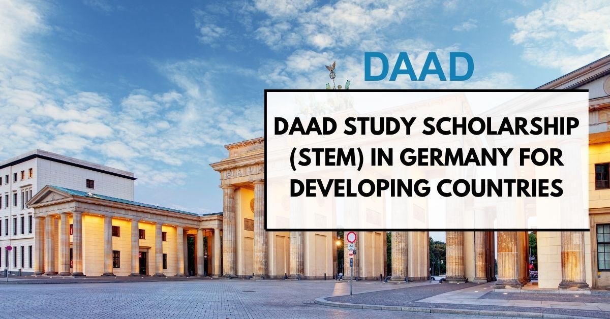 DAAD Study Scholarship (STEM) in Germany For Developing Countries 2026