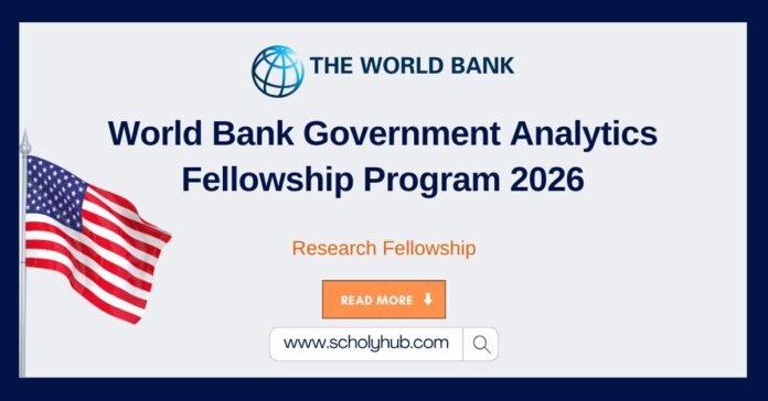 World Bank Government Analytics Fellowship Program 2026 World Bank Government Analytics Fellowship Program 2026