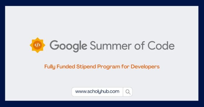 Google Summer of Code 2026 Fully Funded Stipend Program for Developers Google Summer of Code 2026: Fully Funded Stipend Program for Developers